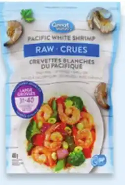 Walmart Great Value raw shrimp offer