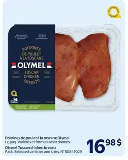 Walmart Olymel Tuscan chicken breasts offer