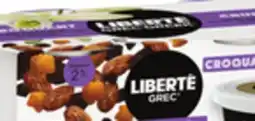 Walmart Liberté Greek 2 x 130 g or 4 x 100 g yogurt offer