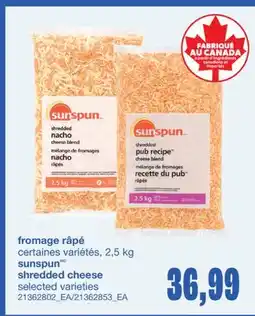 Wholesale Club FROMAGE RÂPÉ offer