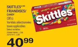 Wholesale Club SKITTLES /MD FRIANDISES, (36's) offer