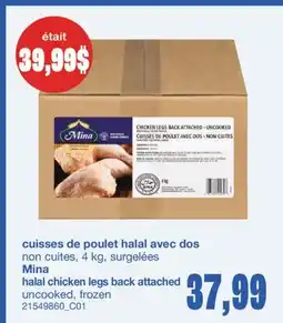 Wholesale Club CUISSES DE POULET HALAL AVEC DOS MINA offer