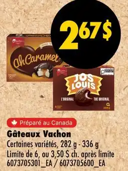 Wholesale Club GÂTEAUX, 282 g - 336 g offer