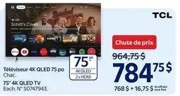 Walmart TCL 75 4K QLED TV offer