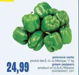 Wholesale Club POIVRONS VERTS offer