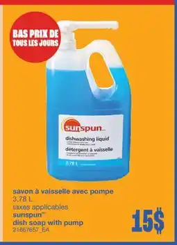 Wholesale Club SAVON À VAISSELLE AVEC POMPE offer