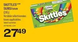 Wholesale Club SKITTLES /MD SURS, (24's) offer