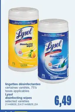 Wholesale Club LINGETTES DÉSINFECTANTES, 75's offer