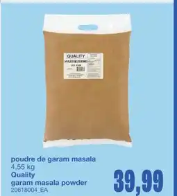 Wholesale Club POUDRE DE GARAM MASALA offer