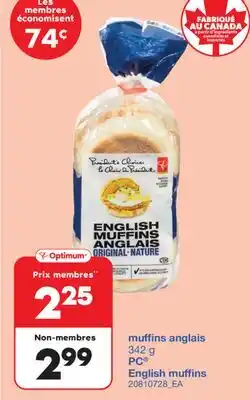 Wholesale Club MUFFINS ANGLAIS offer