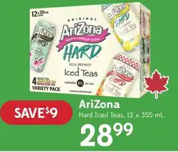 Sobeys AriZona Hard Iced Teas offer