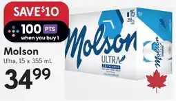 Sobeys Molson ultra offer