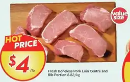 Sobeys Fresh Boneless Pork Loin Centre and Rib Portion offer