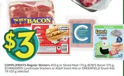 Sobeys Compliments regular wieners offer