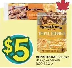 Sobeys Armstrong cheese or shreds offer