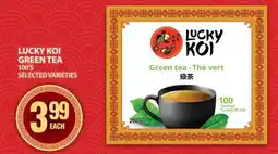 Food Basics Lucky koi green tea offer
