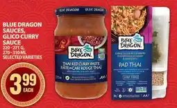 Food Basics Blue dragon sauces, glico curry sauce offer