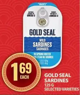Food Basics Gold seal sardines offer