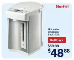 Walmart Starfrit Hot Water Dispenser offer
