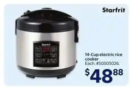 Walmart Starfrit 14-Cup Electric Rice Cooker offer
