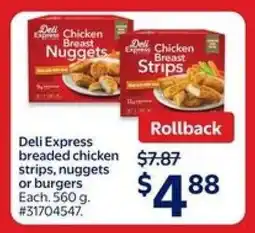 Walmart Deli Express Breaded Chicken offer