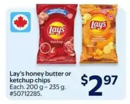 Walmart Lay's honey butter or ketchup chips offer