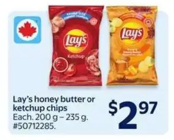 Lay's honey butter or ketchup chips