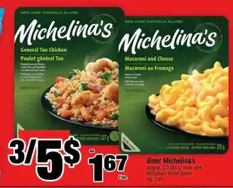 Super C Michelina's Frozen Dinner offer