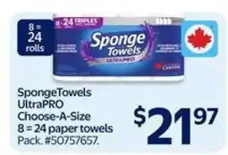 Walmart SpongeTowels UltraPRO offer