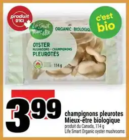 Super C champignons pleurotes Mieux-être biologique offer