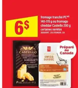 Maxi Fromage tranché PC ou fromage cheddar Castello offer
