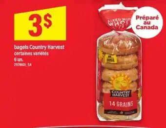 Maxi bagels Country Harvest offer