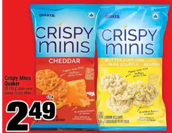Super C CRISPY MINIS QUAKER offer