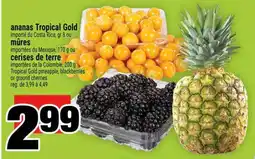 Super C ananas Tropical Gold, mûres, cerises de terre offer
