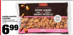 Super C amandes naturelles Irrésistible offer