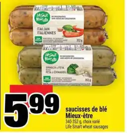 Super C saucisses de blé Mieux-être offer