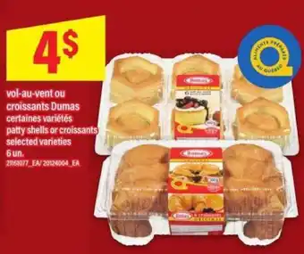 Maxi Vol-au-vent ou croissants Dumas offer