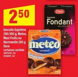 Maxi biscuits Suprême, Meteo, Maxi Fruits ou Normandie offer