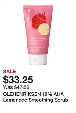 Sephora OLEHENRIKSEN 10% AHA Lemonade Smoothing Scrub offer