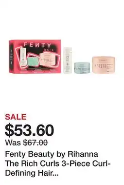 Sephora Fenty Beauty by Rihanna The Rich Curls 3-Piece Curl-Defining Hair Gift Set offer