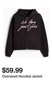 H&M Oversized Hooded Jacket offer