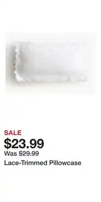 H&M Lace-Trimmed Pillowcase offer