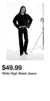 H&M Wide High Waist Jeans offer