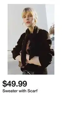 H&M Sweater with Scarf offer