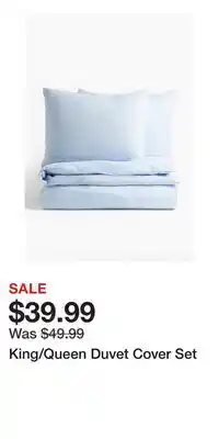 H&M King/Queen Duvet Cover Set offer