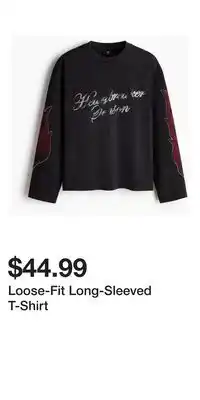 H&M Loose-Fit Long-Sleeved T-Shirt offer