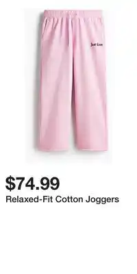 H&M Relaxed-Fit Cotton Joggers offer