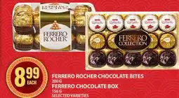 Food Basics FERRERO ROCHER CHOCOLATE BITES 200G FERRERO CHOCOLATE BOX offer