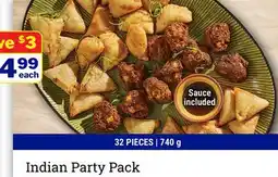 M & M Food Market Indian Party Pack offer
