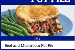 M & M Food Market Beef and Mushroom Pot Pie offer